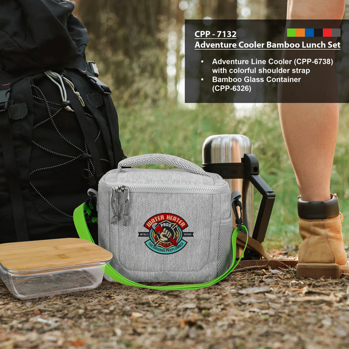 Adventure Cooler Bamboo Lunch Set