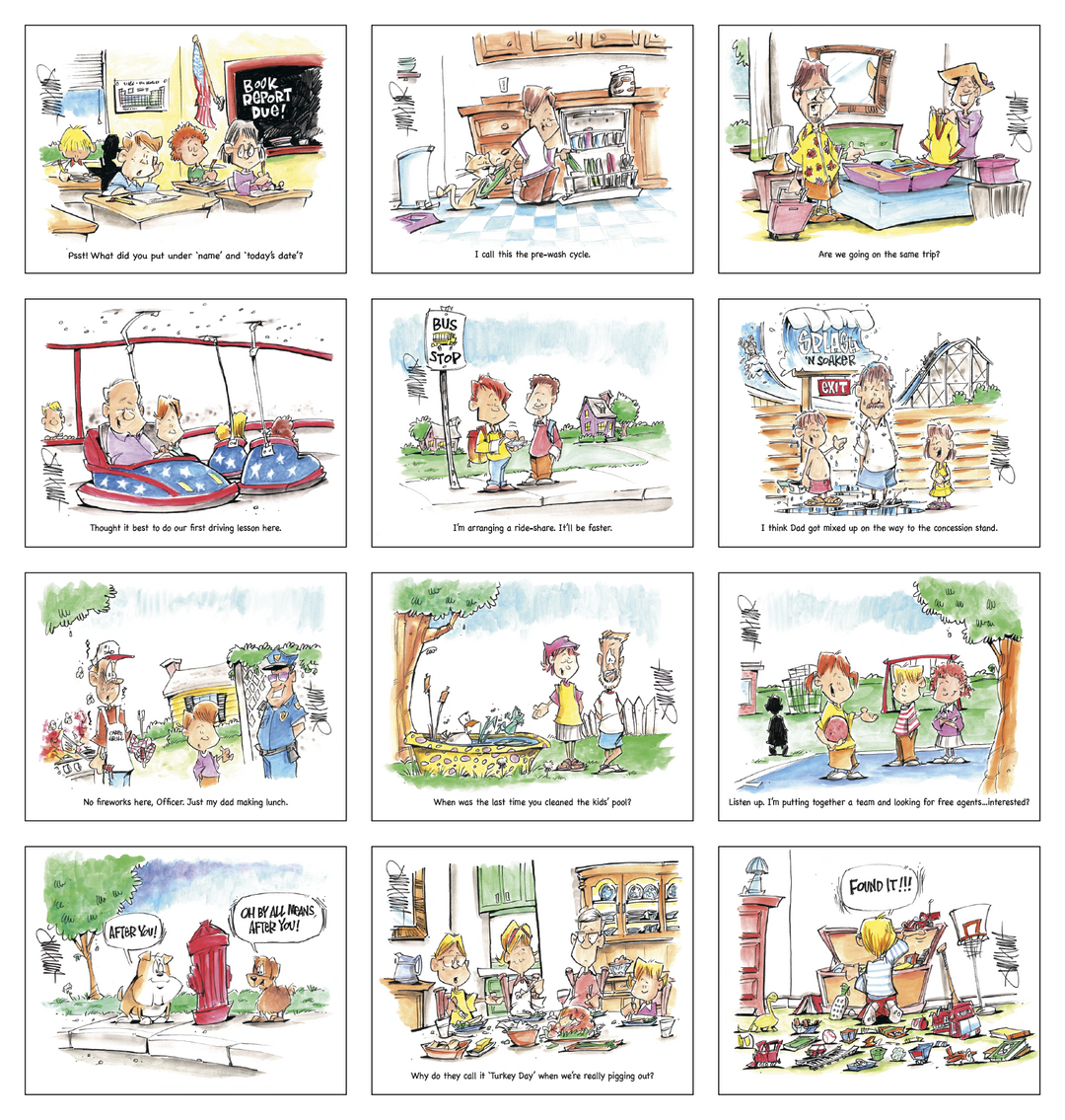 Good Value™ Laughing It Up - Stapled Calendar