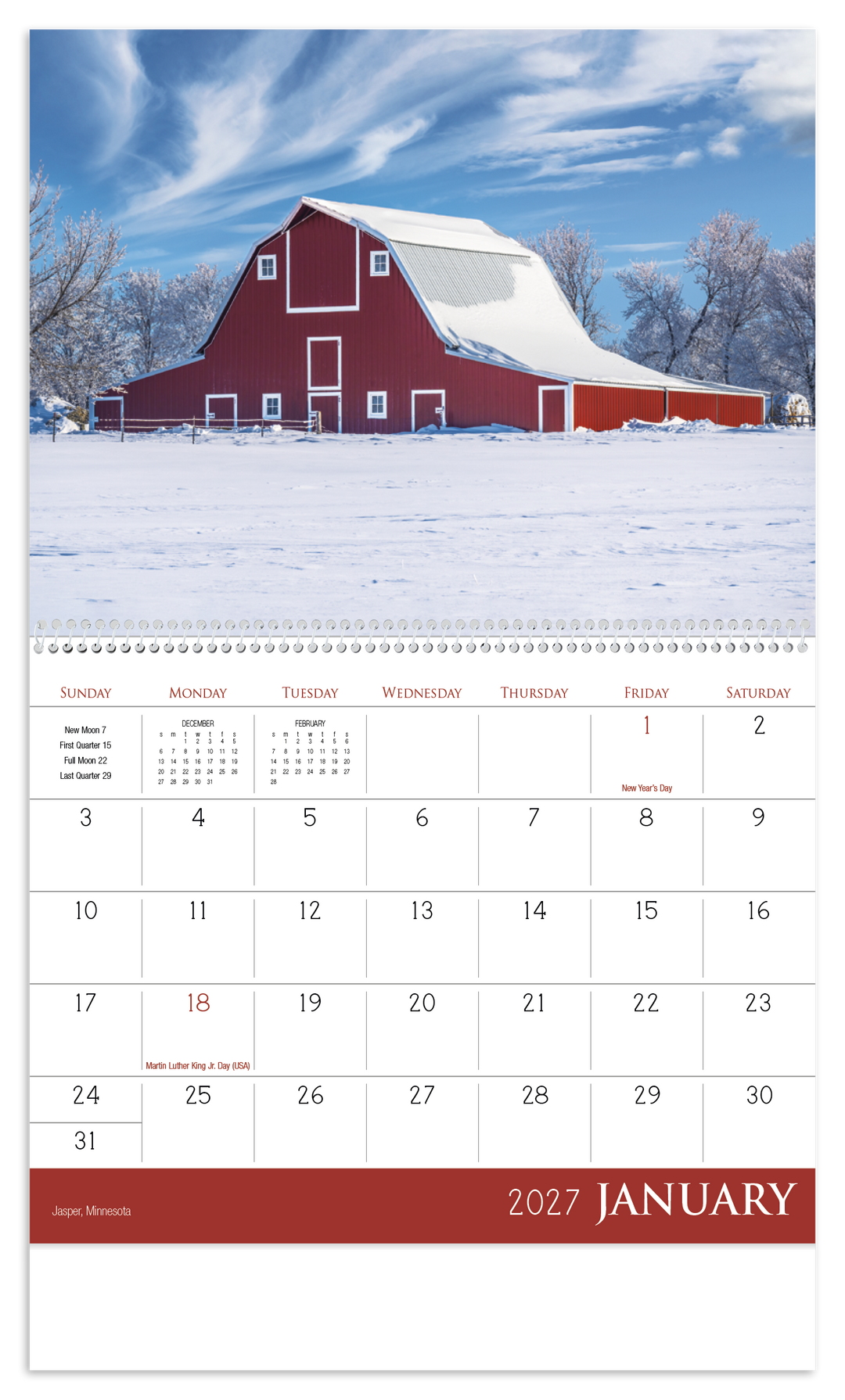Triumph® Calendars Barns Calendar