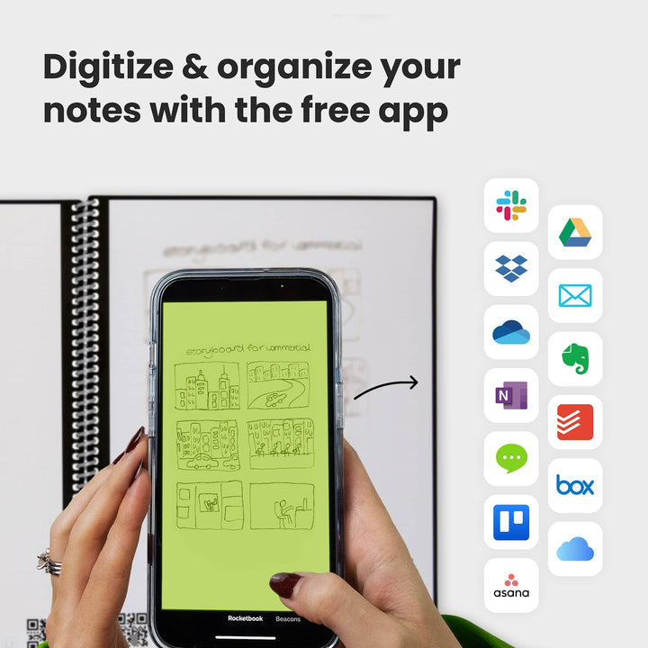 Rocketbook Core Letter Notebook Set