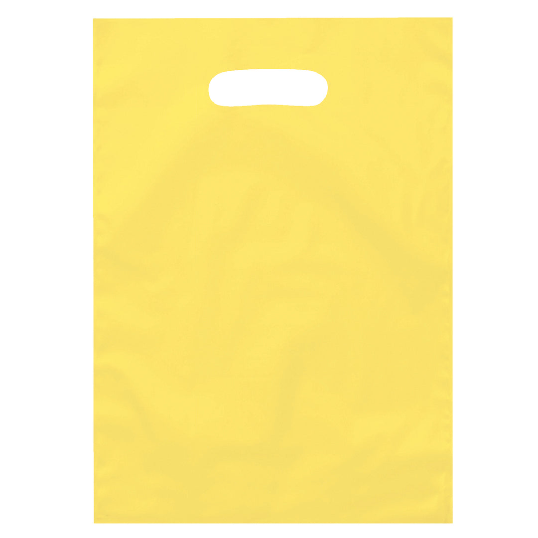 Aster™- Frosted Brite Die Cut Handle - Flexo Ink Print