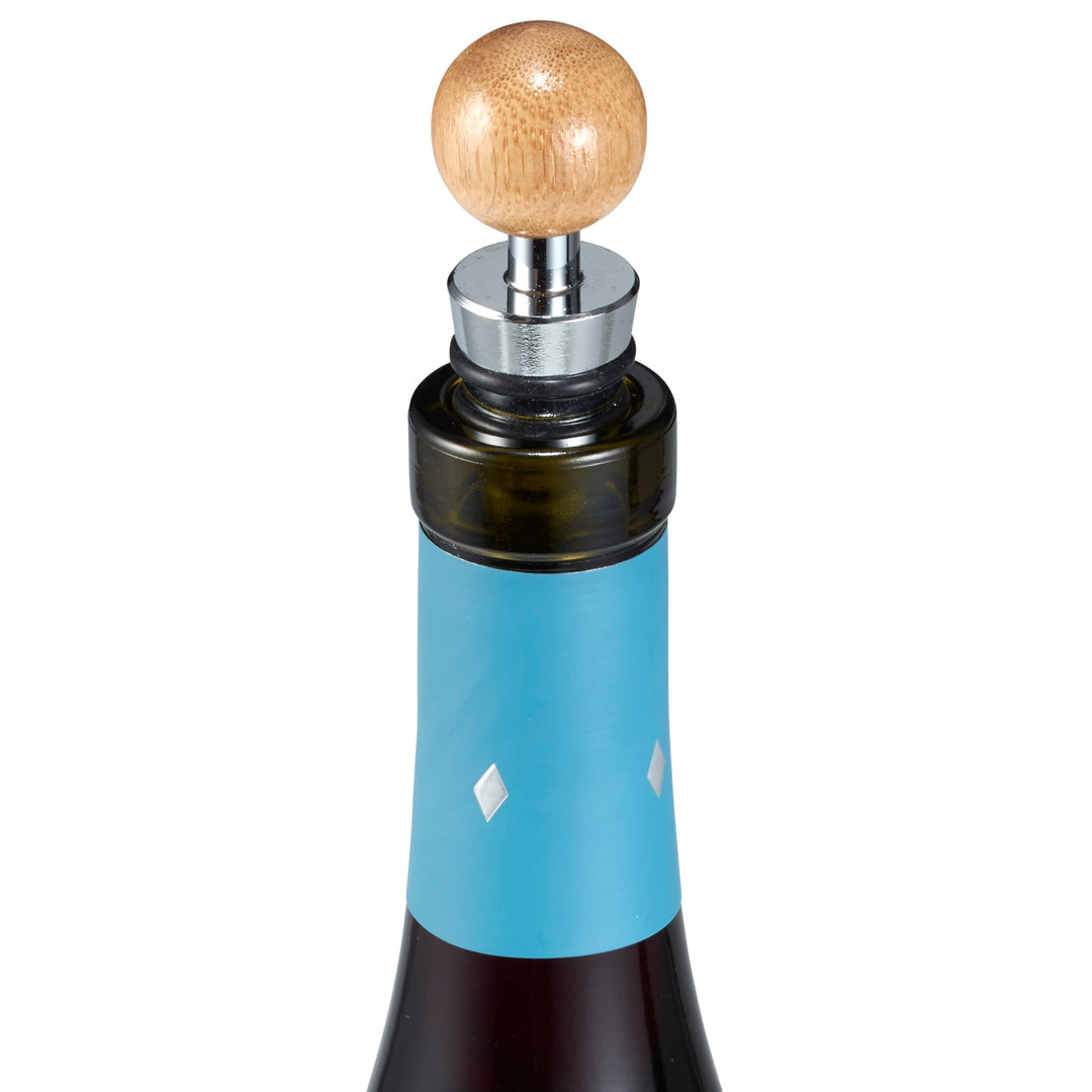 4 Piece Bamboo Wine Gift Set