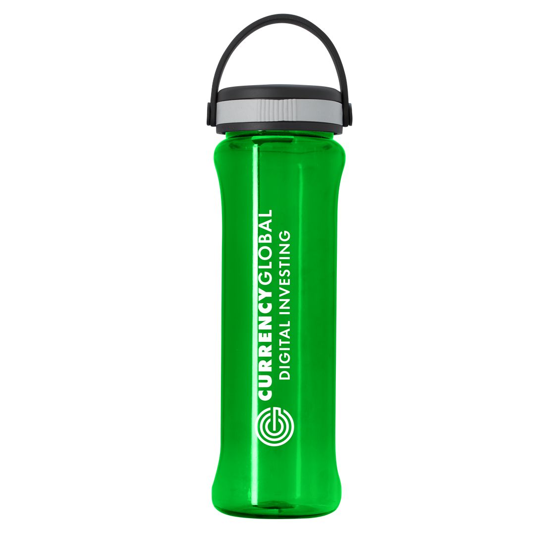 Boss Embossed RPET Bottle with Grip Lid - 26 oz.