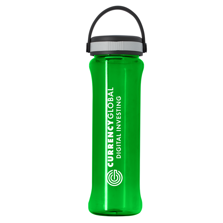 Boss Embossed RPET Bottle with Grip Lid - 26 oz.