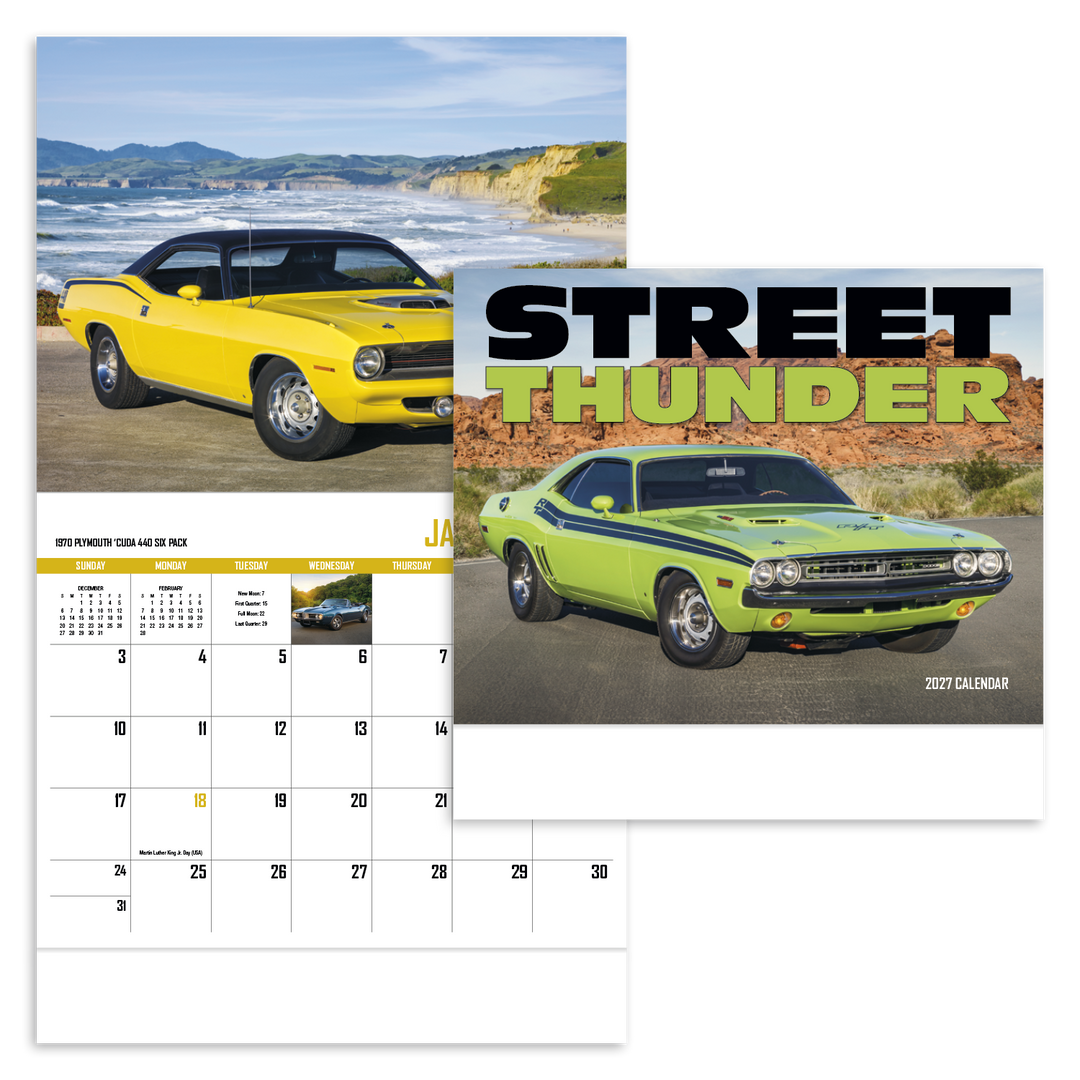 HotLine® Products Street Thunder Appointment Calendar - Stapled