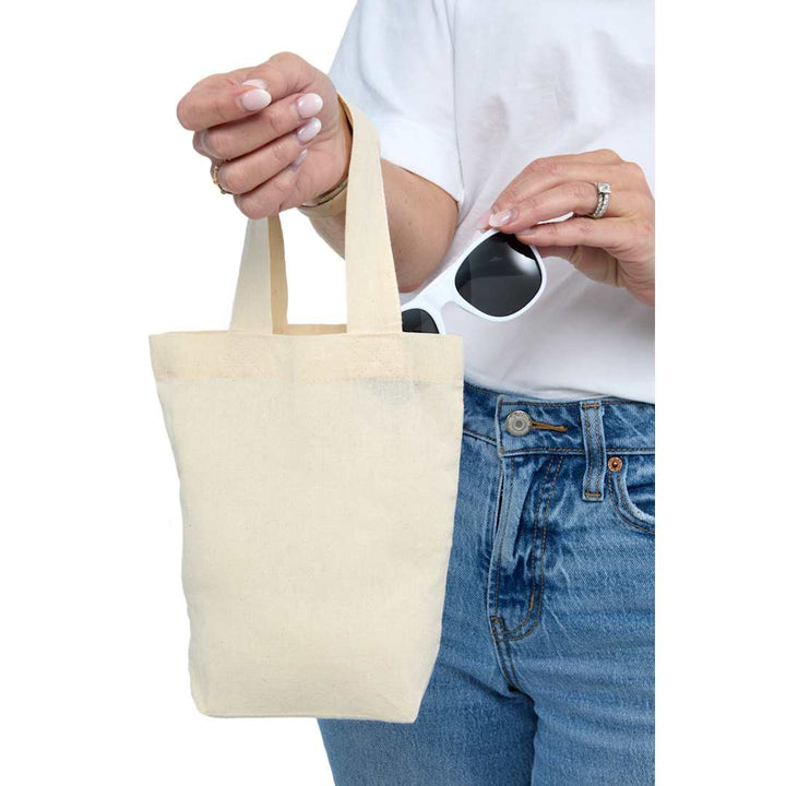 Mini 4oz Organic Cotton Tote
