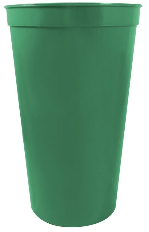 22 oz. Smooth Wall Plastic Stadium Cup