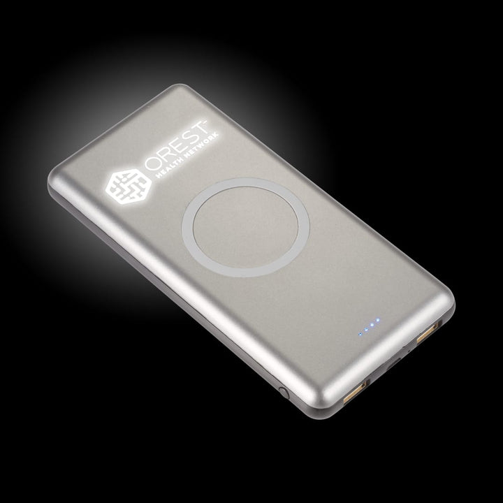 UL Listed Light Up Qi 10000 Wireless Power Bank