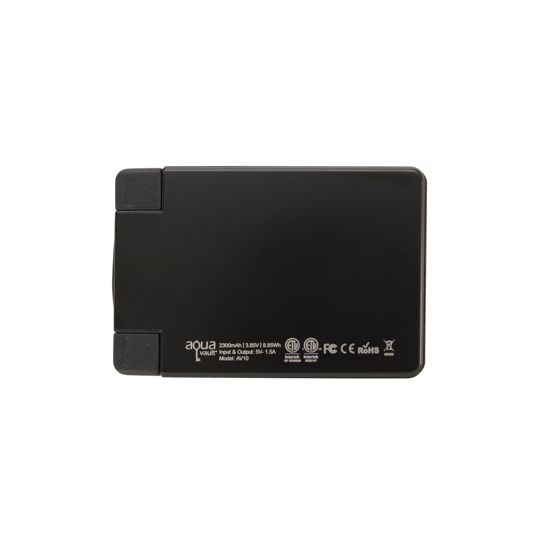 AquaVault® ChargeCard Power Bank 2,300 mAh