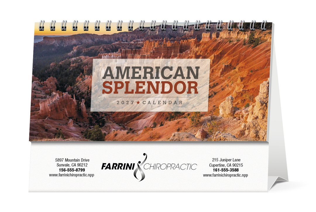 Triumph® Calendars American Splendor Desk Calendar