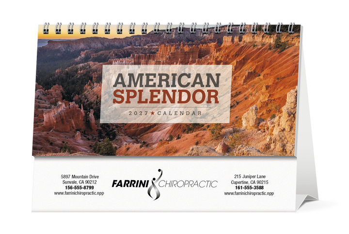 Triumph® Calendars American Splendor Desk Calendar