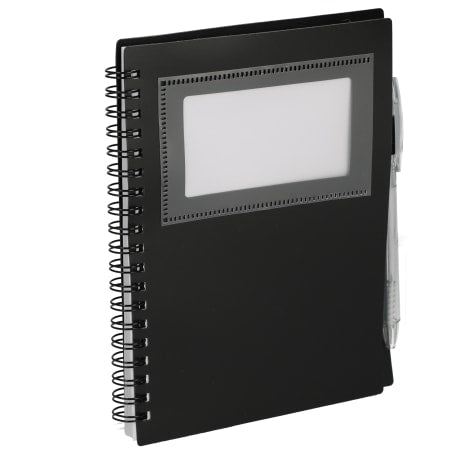 FSC® Recycled 5" x 7" Star Spiral Notebook with Pe