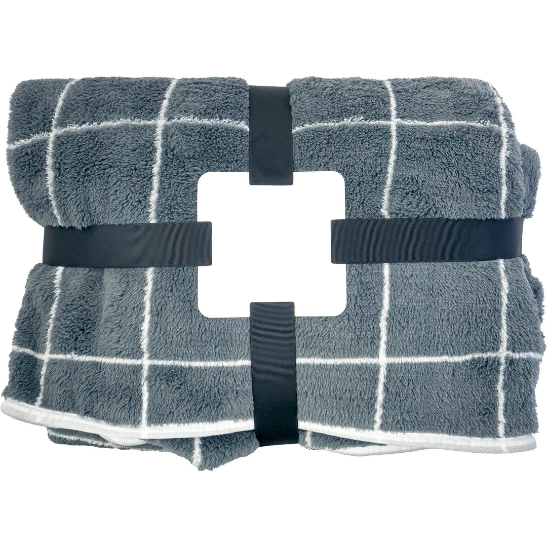 Gift Wrapped Plaid Recycled Blanket
