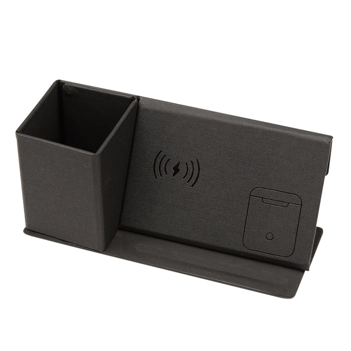 Wireless Charging Desk Organizer With Dry Erase Board