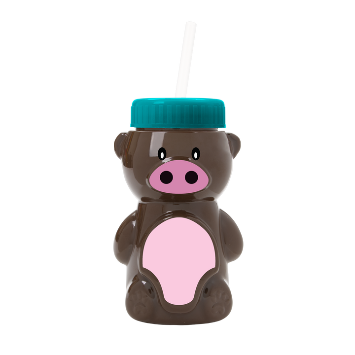 Cubbie RPET Bottle with Straw Lid - 20 oz.
