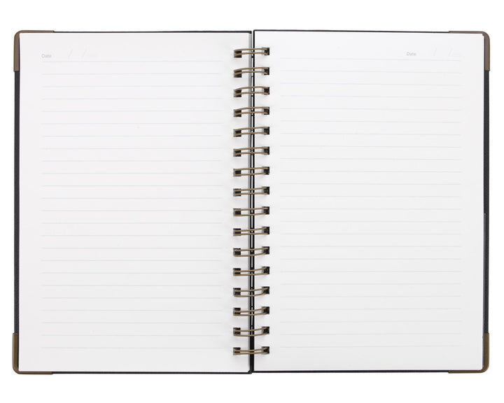 Good Value™ Woven Paper Hardback With Metal Accents Notebook