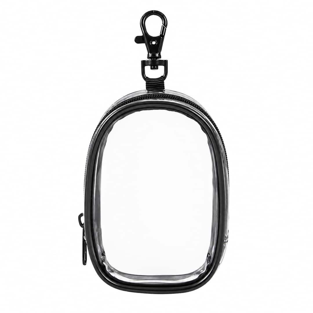 Round Clear Bag Charm