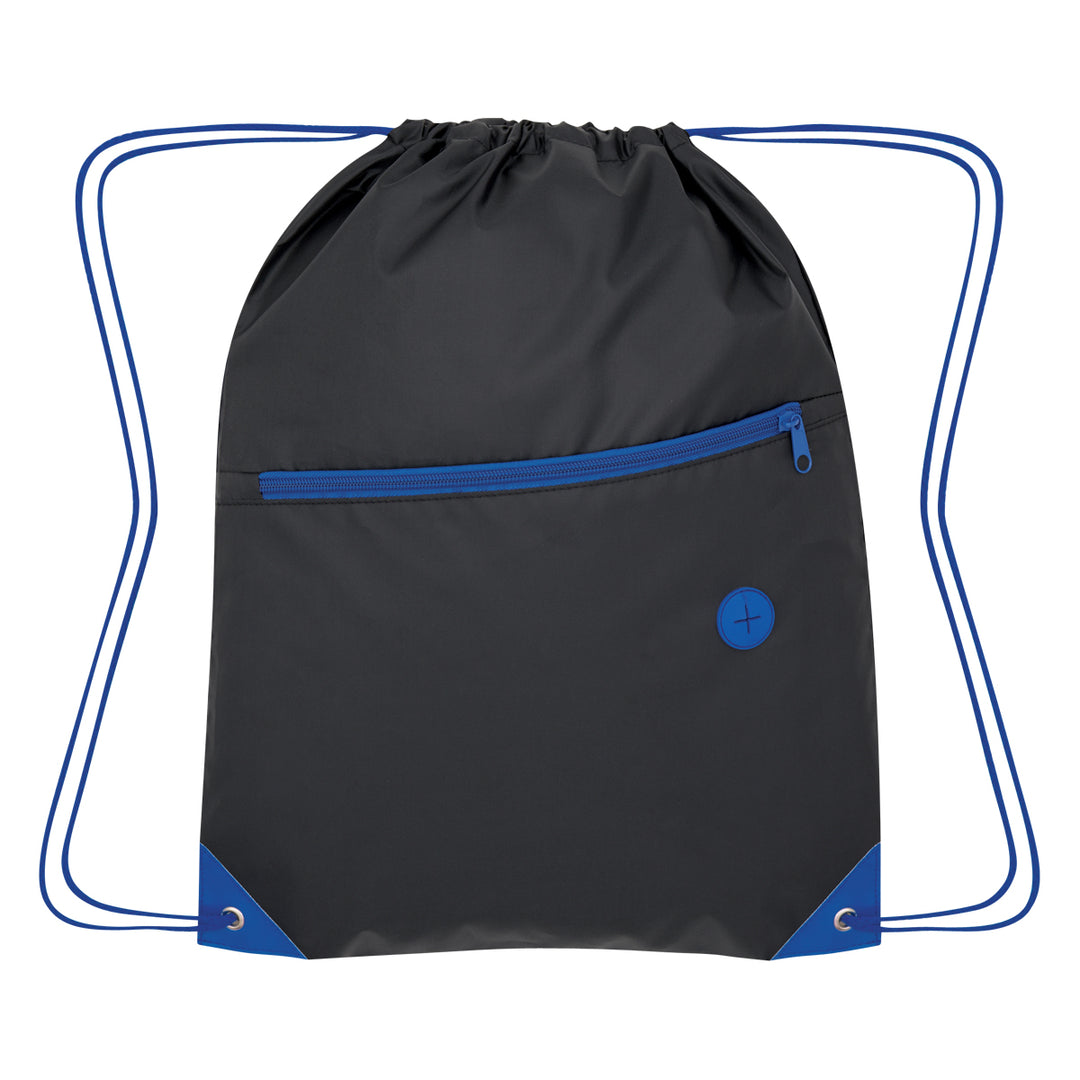 Color Pop Recycled Drawstring Bag