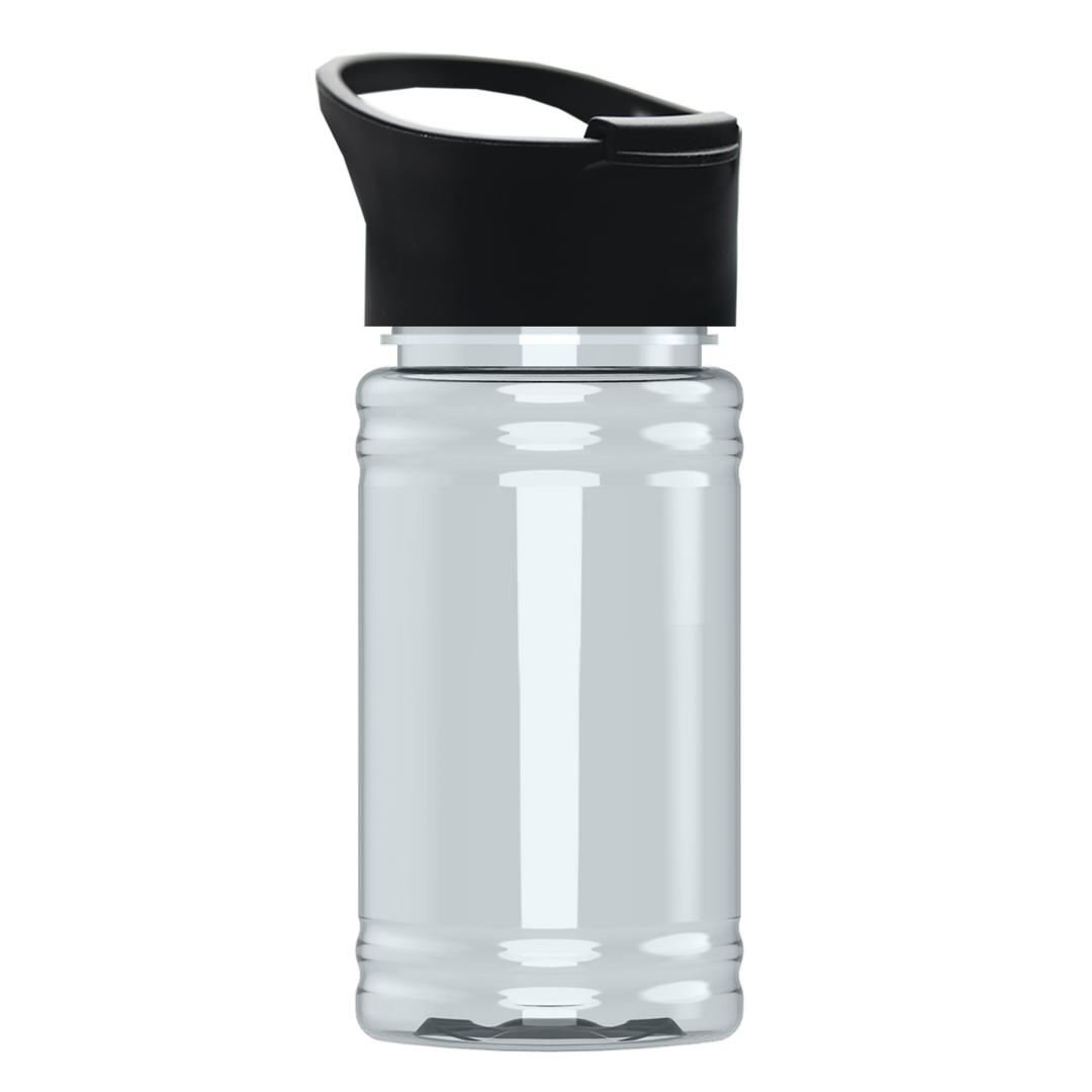Mini RPET Bottle with Pop-Up Lid - 16 oz.