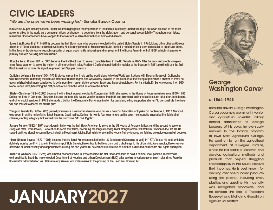 Triumph® Calendars African-American Heritage Barack Obama Calendar