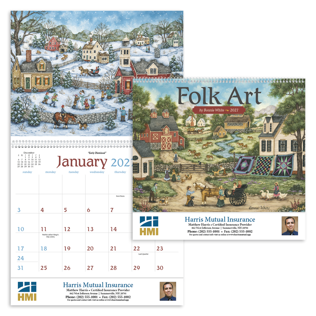 Triumph® Calendars Folk Art Calendar