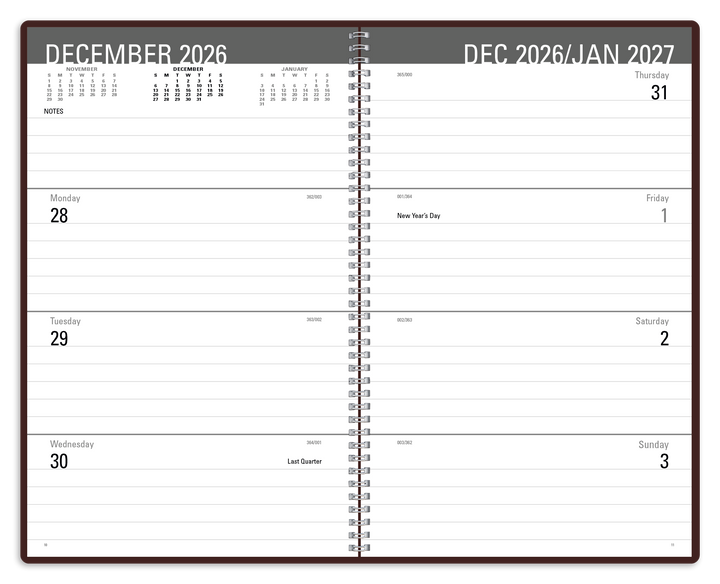 Triumph® Calendars Classic Weekly Desk Planner