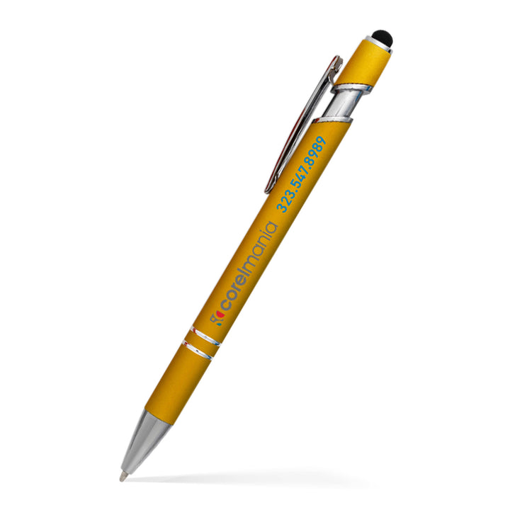 Alexandria Stylus Satin Soft Touch Click Metal Pen