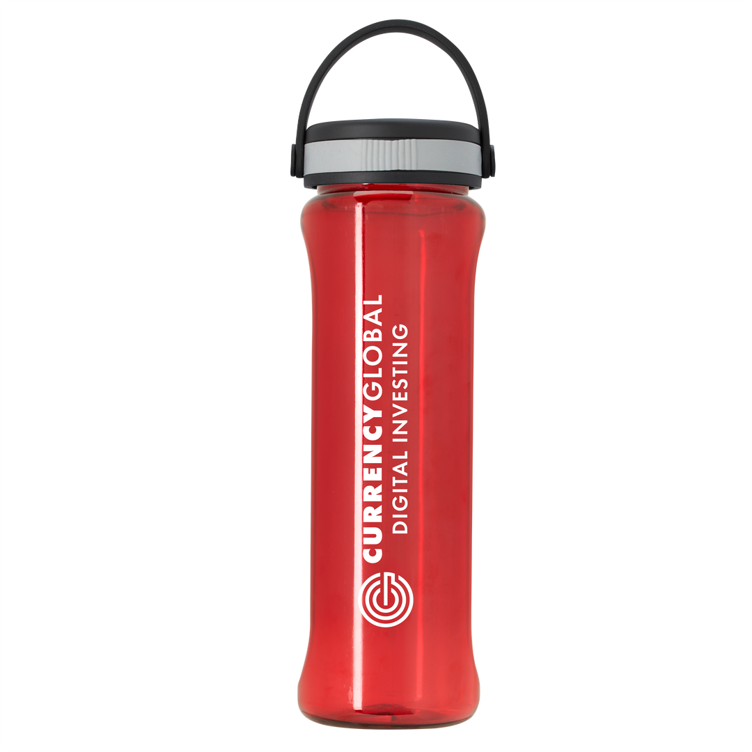 Boss Embossed RPET Bottle with Grip Lid - 26 oz.