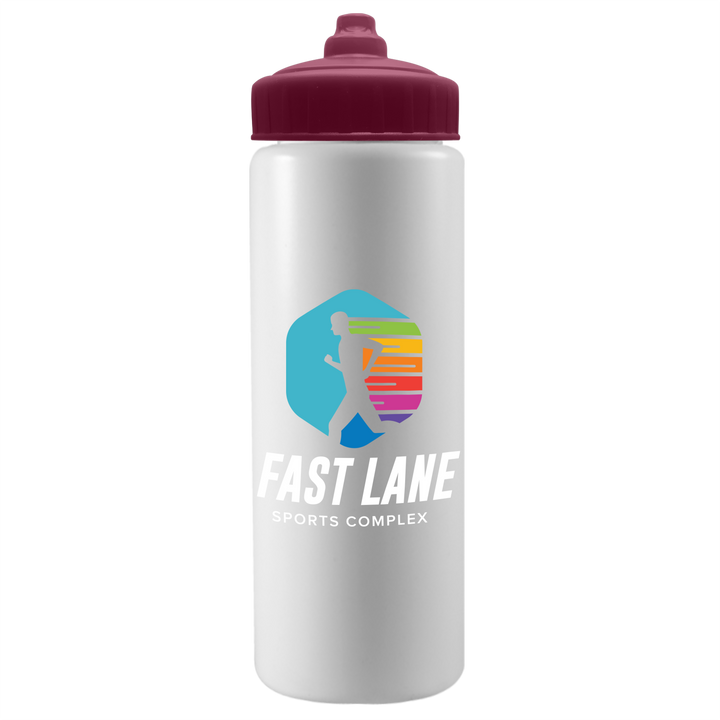 Quart Sport Bottle with Valve Lid - 32 oz.