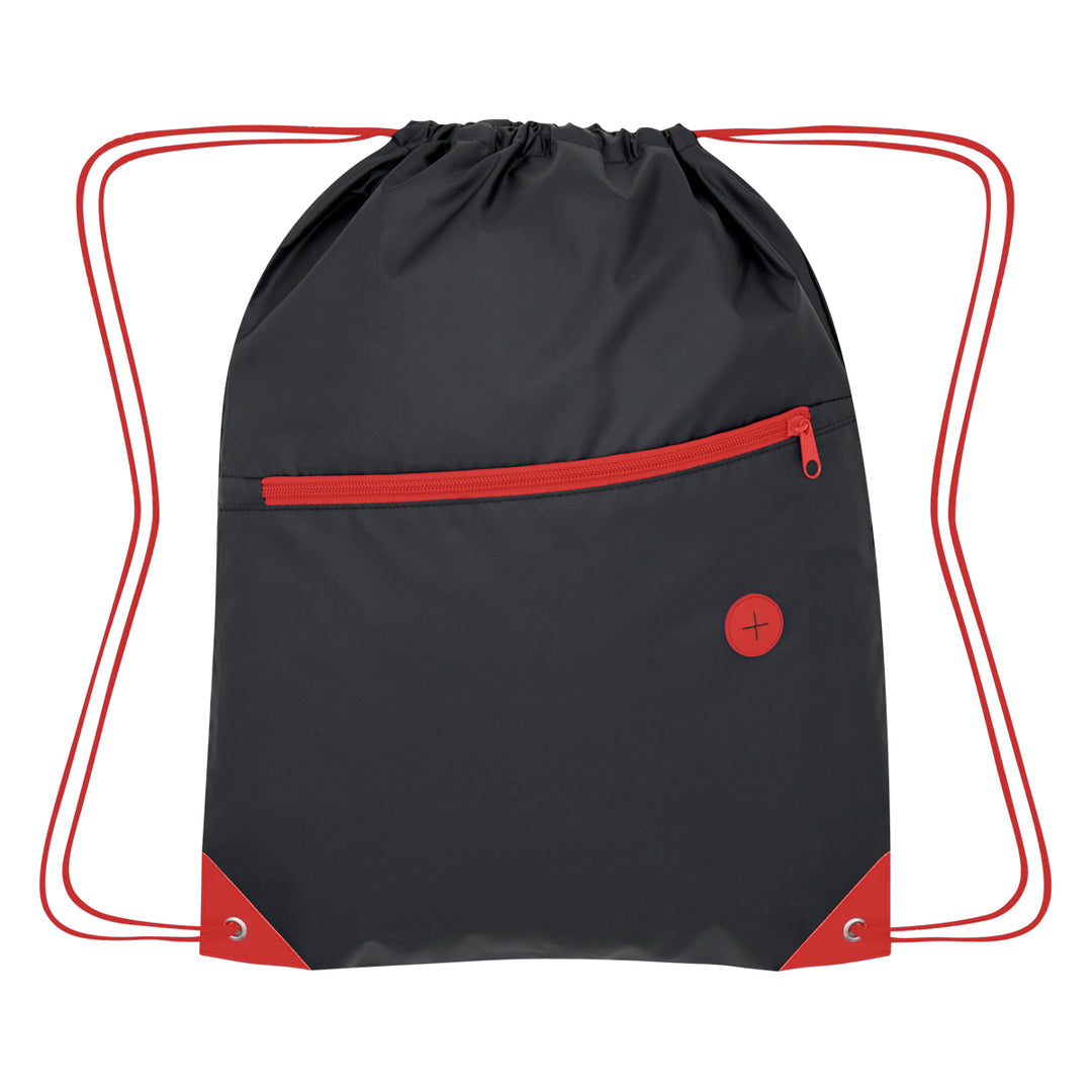 Color Pop Recycled Drawstring Bag