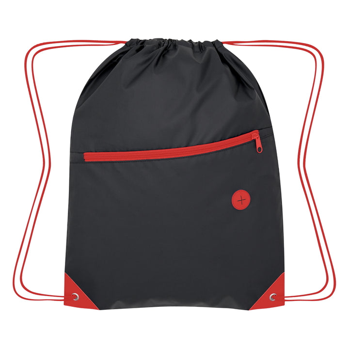 Color Pop Recycled Drawstring Bag