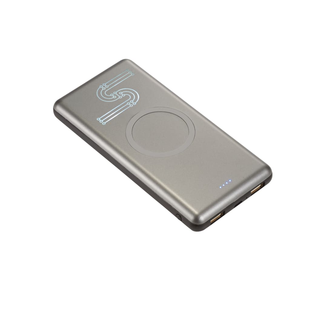 UL Listed Light Up Qi 10000 Wireless Power Bank