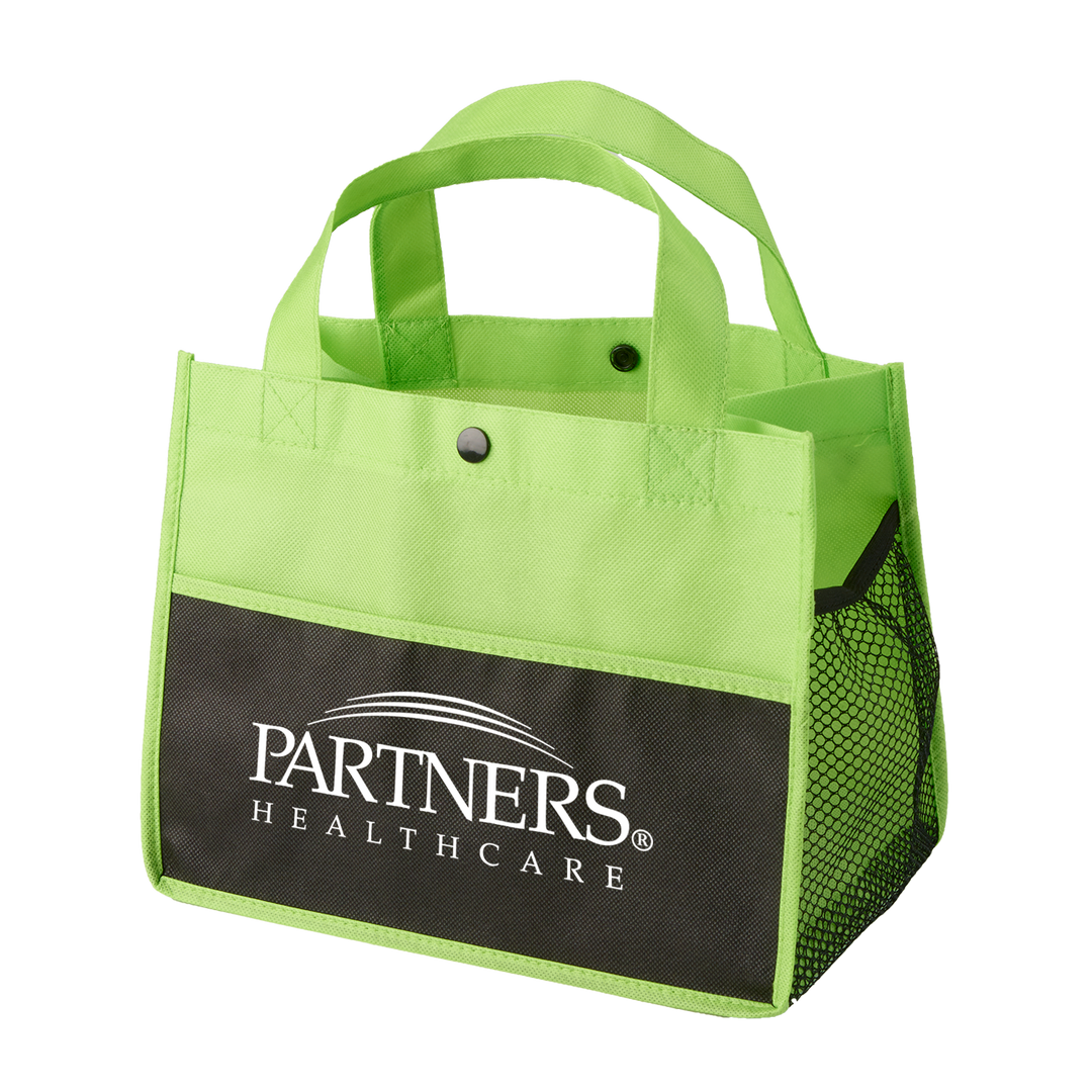 Mini Snap Non-Woven Lunch Tote Bag