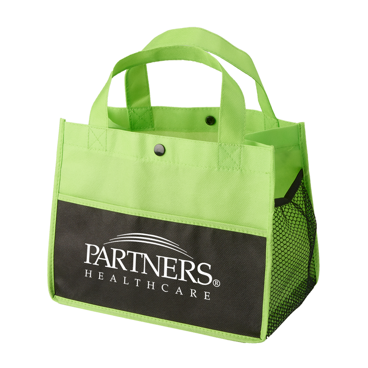 Mini Snap Non-Woven Lunch Tote Bag