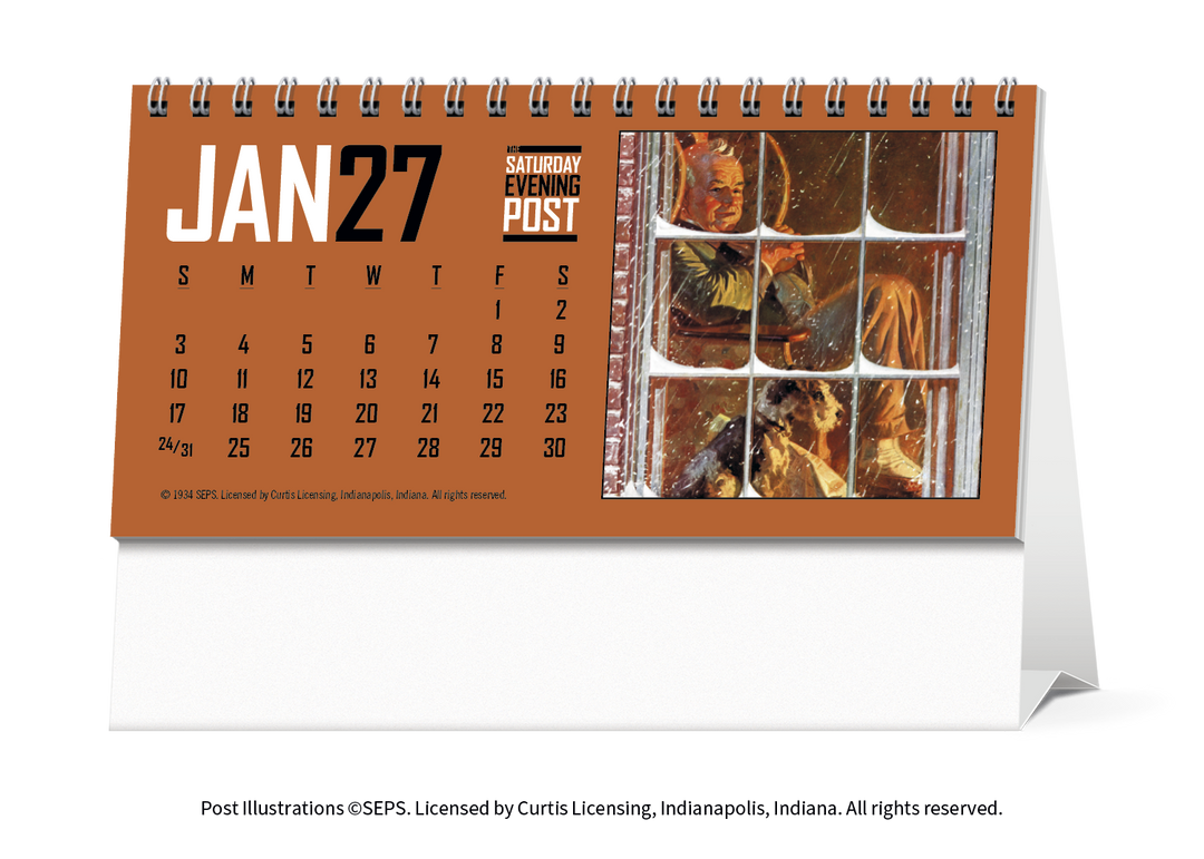 Triumph® Calendars  The Saturday Evening Post Desk Calendar