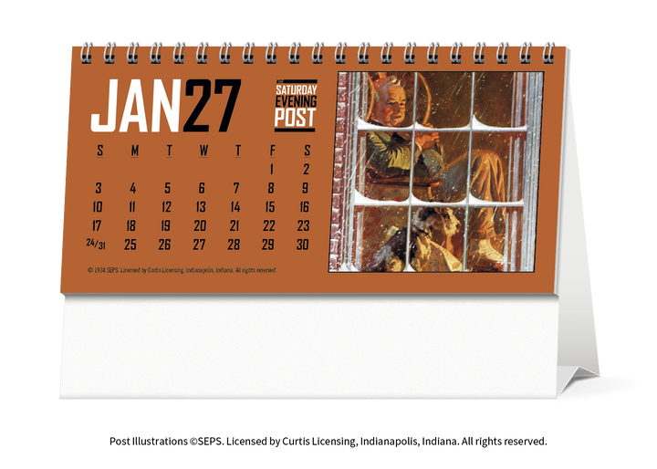 Triumph® Calendars  The Saturday Evening Post Desk Calendar