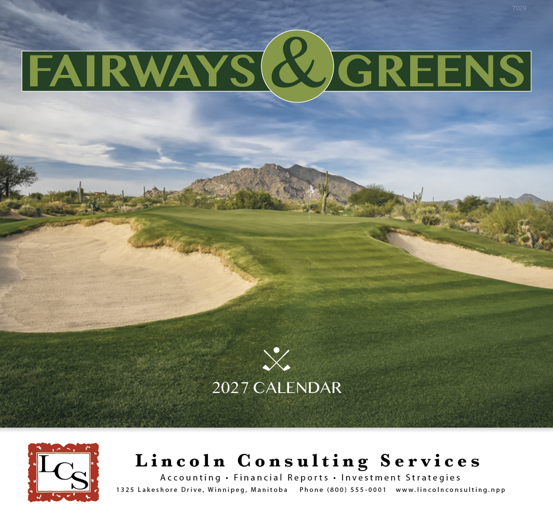 Good Value™ Fairways & Greens - Stapled Calendar