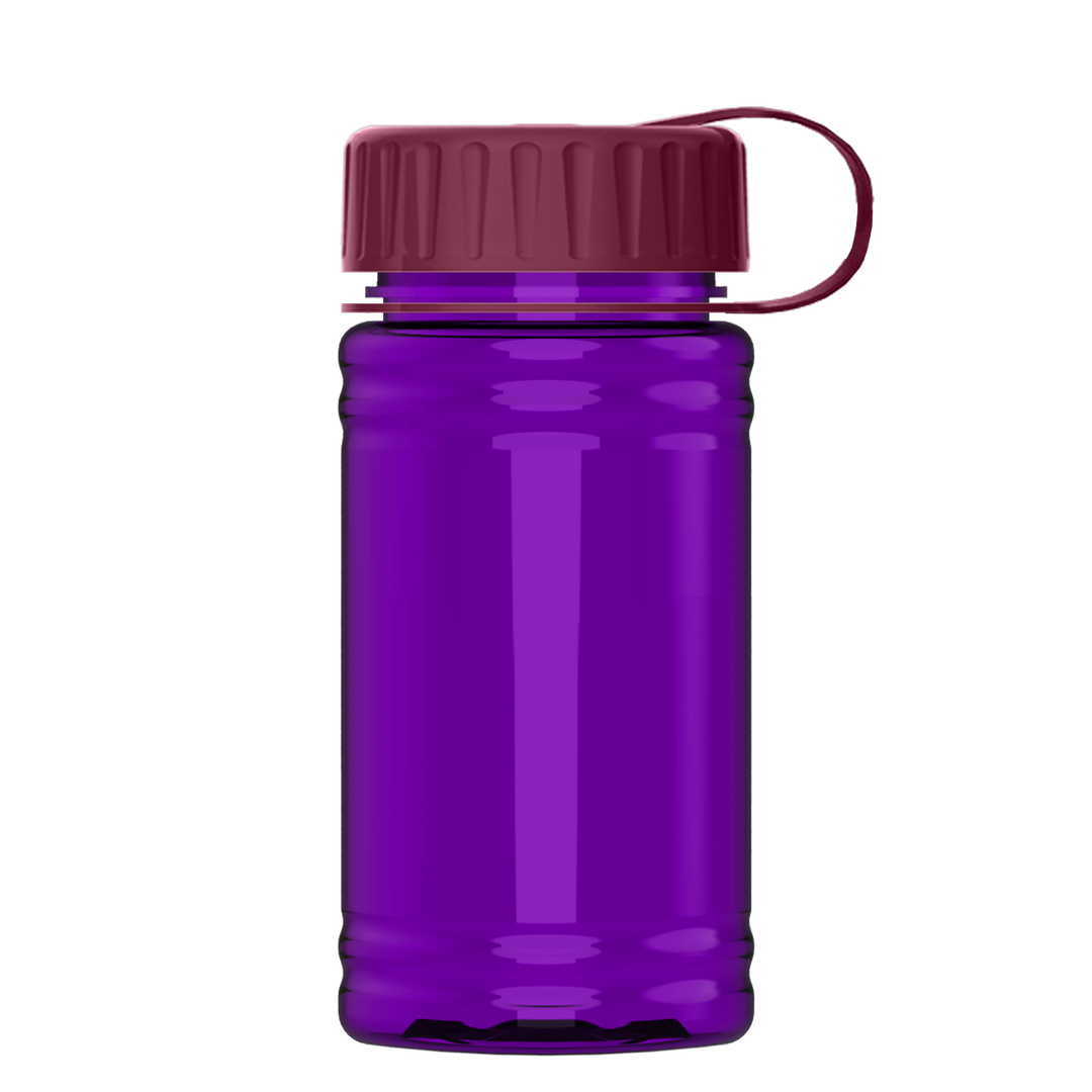 Mini RPET Bottle with Tethered Lid - 16 oz.