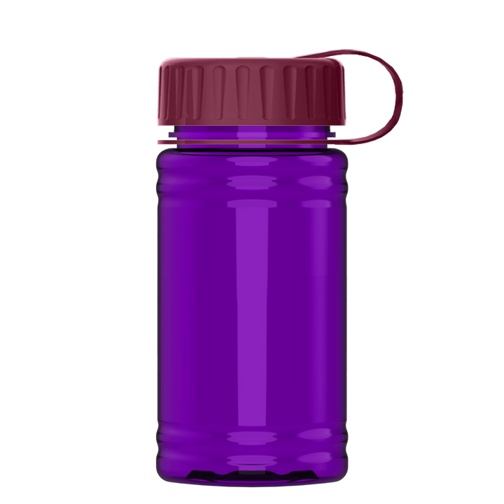 Mini RPET Bottle with Tethered Lid - 16 oz.