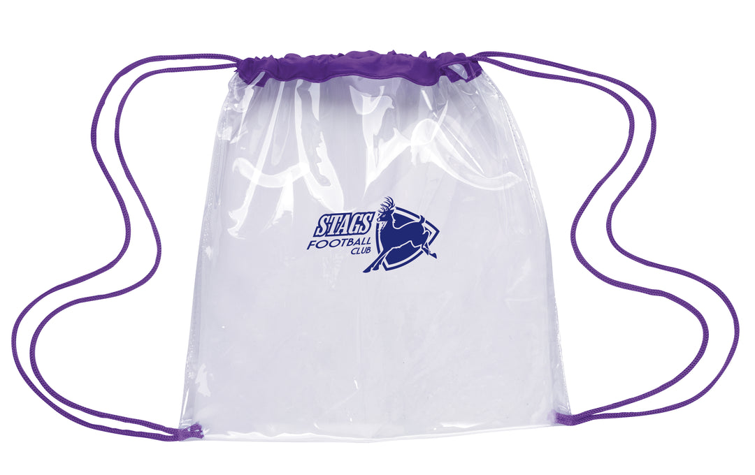 Good Value™ Clear Game Drawstring Backpack