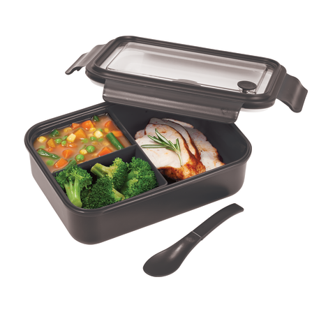 Three Compartment Food Storage Bento Box
