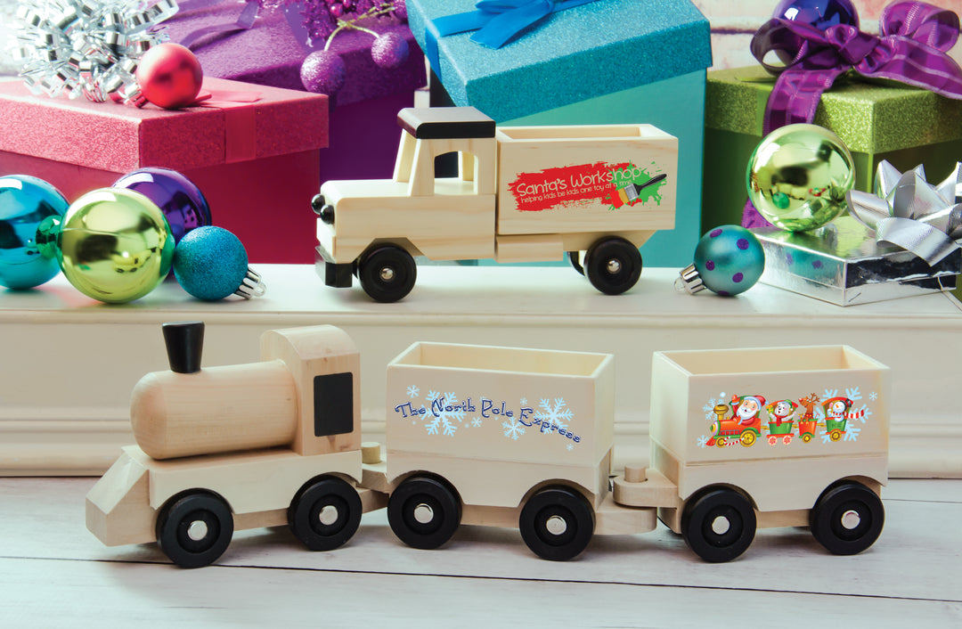 Wooden Train Set