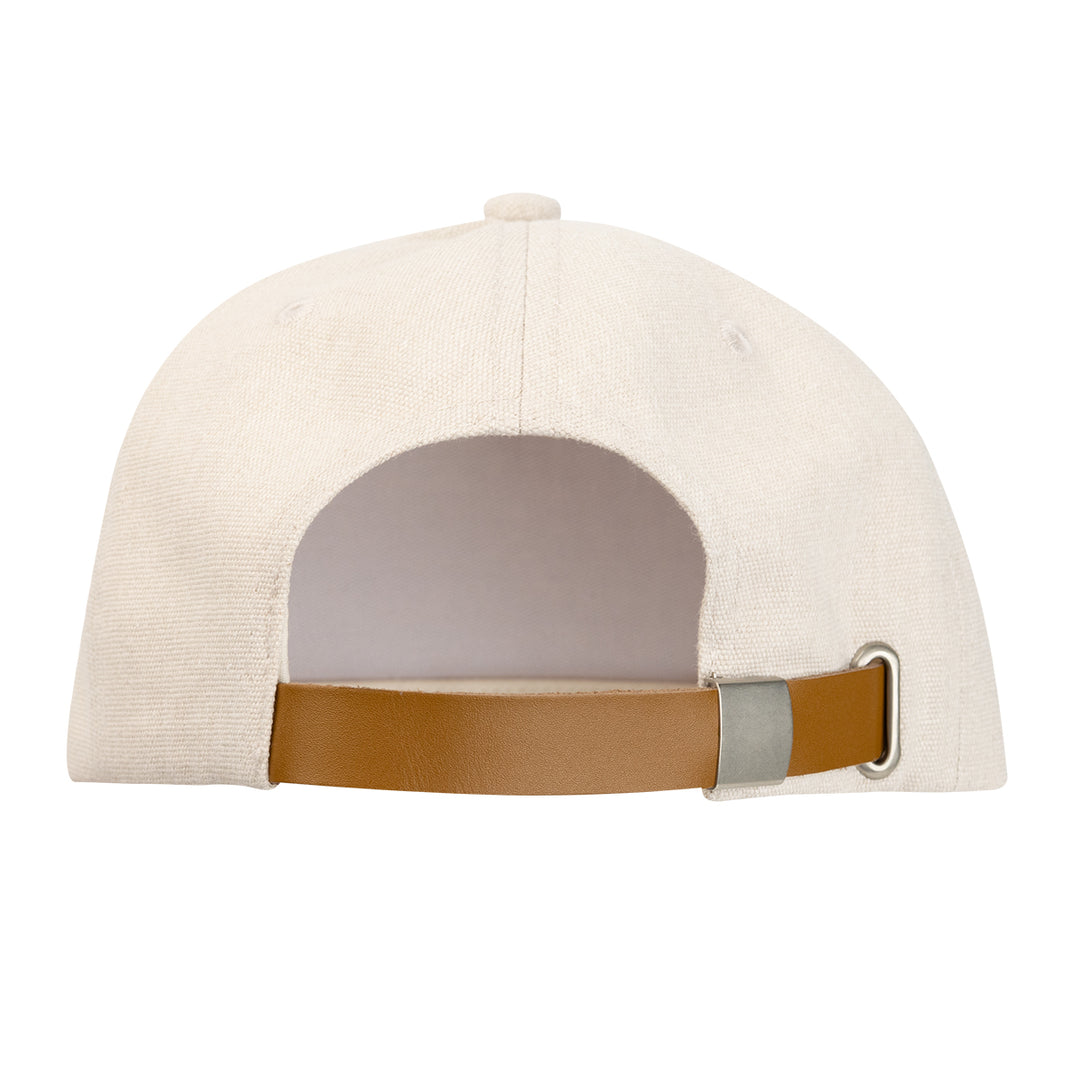 AWARE™ Recycled Cotton Cap with Leatherette Backstrap