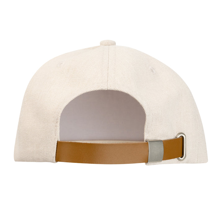 AWARE™ Recycled Cotton Cap with Leatherette Backstrap