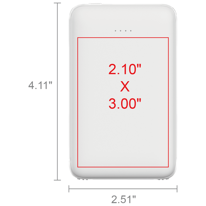 Hermosa 2.1A Output 5000mAh Card Shape Power Bank