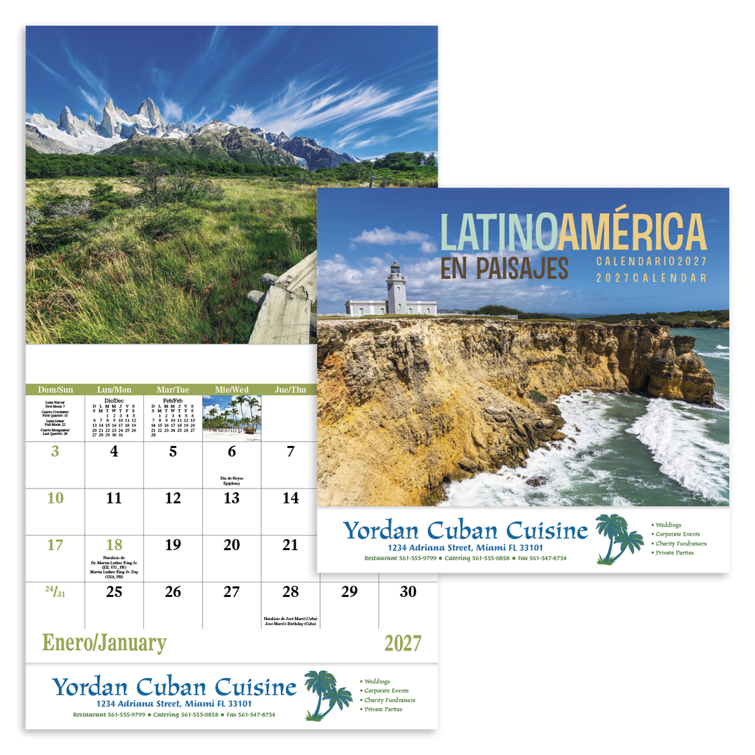 Good Value™ Latinoamerica en Paisajes - Stapled Calendar