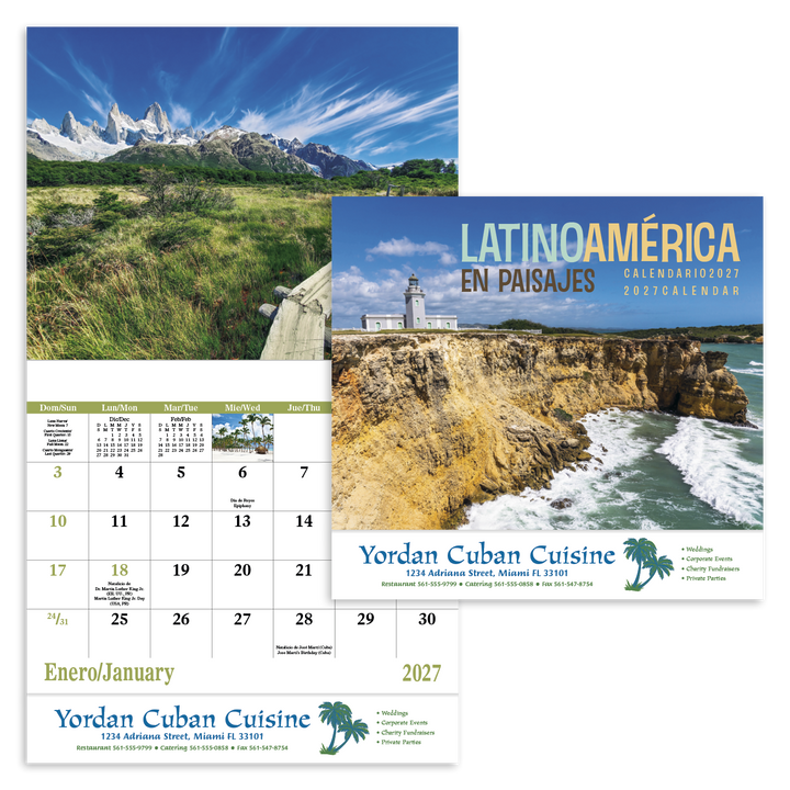 Good Value™ Latinoamerica en Paisajes - Stapled Calendar
