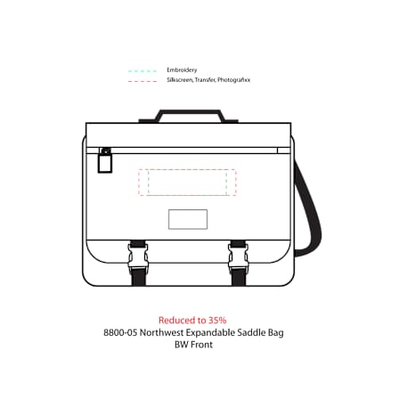 Northwest Expandable Messenger Bag