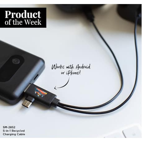 5-in-1 Recycled Charging Cable