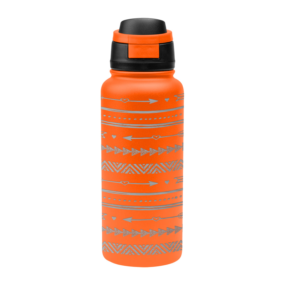 32 Oz. Full Laser Pop Sip Recycled Stainless Steel Bottle